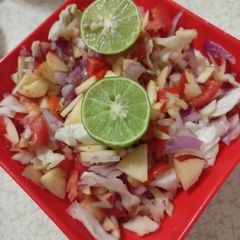 A picture of Apple salad.