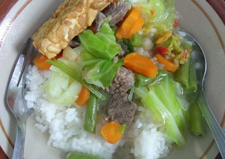 Resep Terbaik Sup sayur sehat tanpa Msg Enak Bergizi