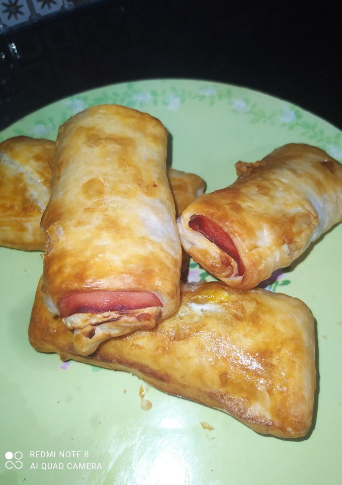 Una foto de Mininapolitana de jamón York y queso en Air Fryer