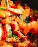 Thịt Ba Chỉ Rang Tép Mặn Ngọt