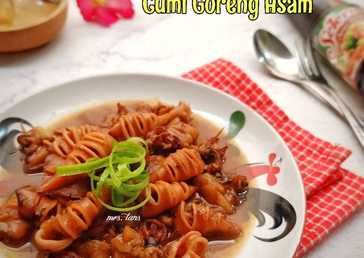 Resep Unik Cumi Goreng Asam Sedap