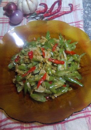 Foto resep Tumis buncis udang rebon