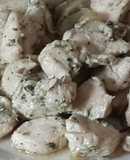 Pollo a la albahaca