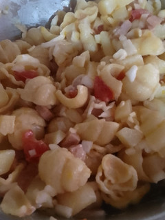 Una foto de Pasta fría a mi manera
