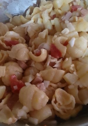 Una foto de Pasta fría a mi manera