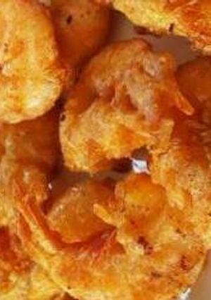 รูปของ กุ้งชุบแป้งพริกแกงทอดฟู