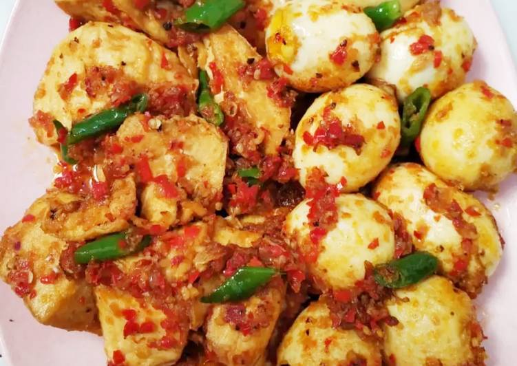 Balado tahu telur