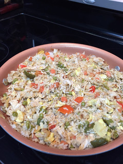 A picture of Chicken Fried Rice.