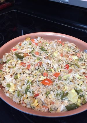 A picture of Chicken Fried Rice.