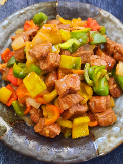 Hình của món Bò lúc lắc.