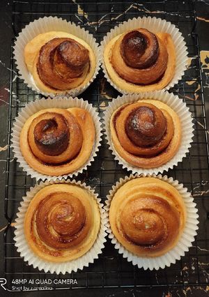 Foto resep Cinnamon Roll empuk dan lembut