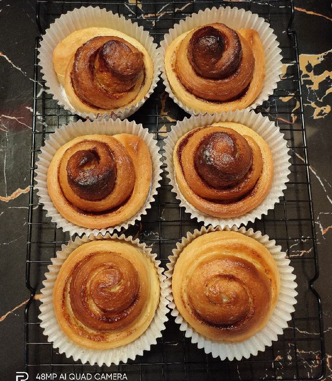 Foto resep Cinnamon Roll empuk dan lembut