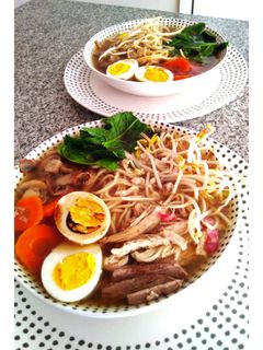 Una foto de Ramen casero