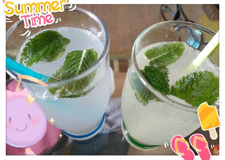 Bagaimana Menyiapkan Sprite/ Seven Up Lemonade Mint Anti Gagal