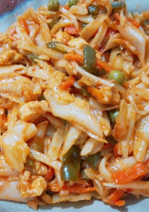 A picture of Yummylicious pasta.