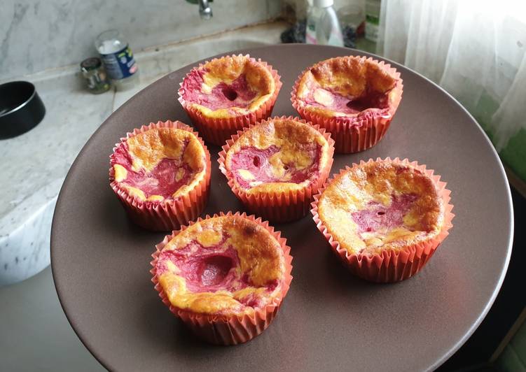 Cheesecake muffin alla fragola