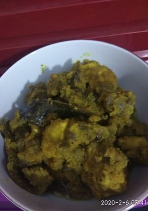 Foto resep Rica ayam pedes bumbu kuning