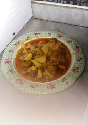 صورة لوصفة خضار مشكله رووووعه