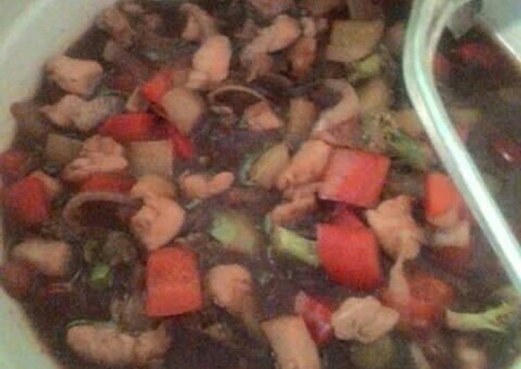 Ayam brokoli saos tiram