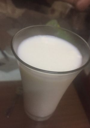 A picture of Badam milk.