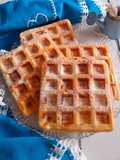 Waffle al profumo di albicocca
