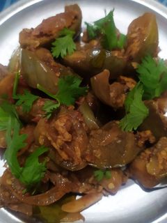 ஸ்டீம் எண்ணெய் கத்தரிக்காய் பொரியல் செய்முறை முக்கிய புகைப்படம்