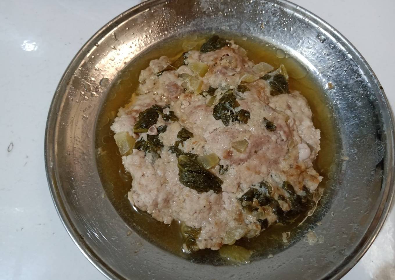 Babi Kukus Sawi Asin (non halal)