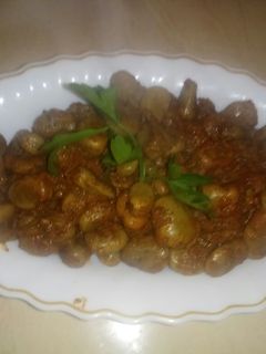 صورة لوصفة الفول طري مشرمل