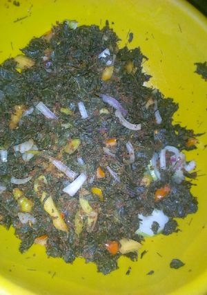 A picture of Moringa salad.