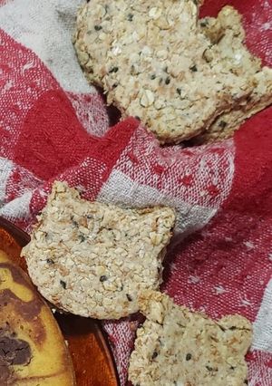 Una foto de Galletas de avena y semillas