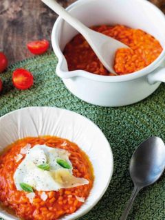 Une photo de Risotto crémeux à la tomate