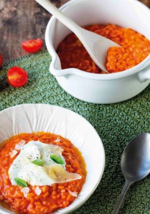 Une photo de Risotto crémeux à la tomate