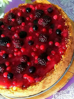 Foto di New York Cheescake ai frutti di bosco