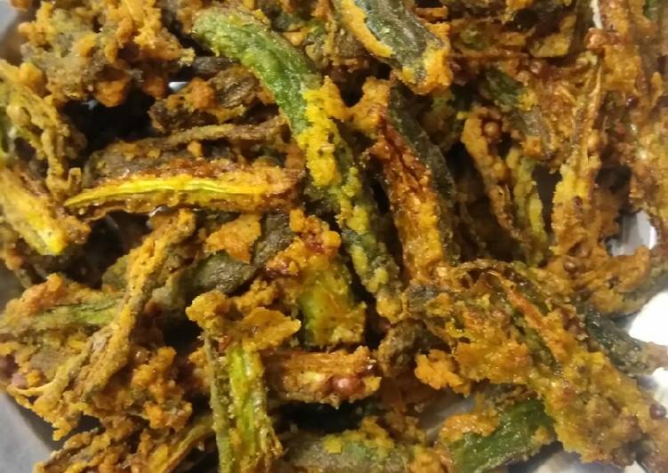 Besan wali kurkuri bhindi