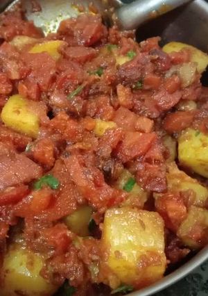 गाजर आलू की सब्जी (Gajar aloo ki sabji recipe in Hindi) रेसिपी मुख्य फोटो