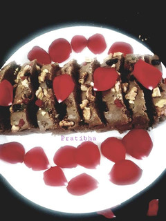 A picture of Whole wheat Dates cake.