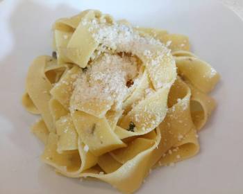 Fresh, Prepare Recipe Pappardelle with artichoke and sage sauce Delicious Steady
