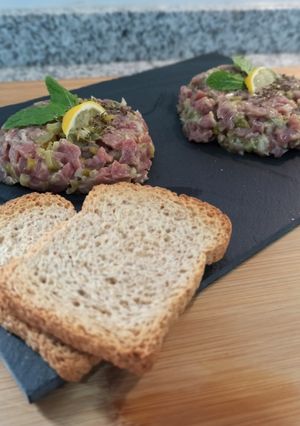 Una foto de Steak tartar 🥩🍴