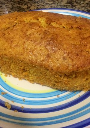 Una foto de Budín de zanahoria y naranja
