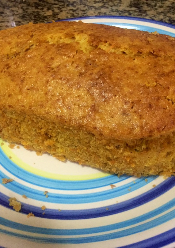 Una foto de Budín de zanahoria y naranja
