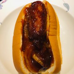 A picture of Bbq Baked Italian Sausages.