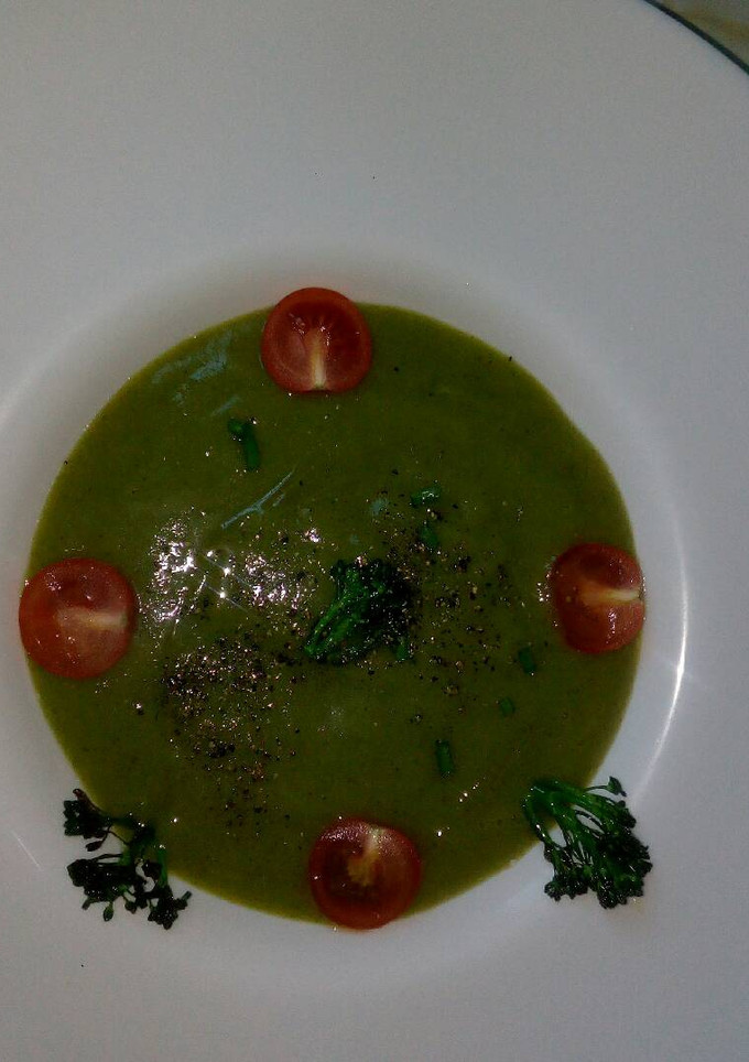 Una foto de Crema de bimi