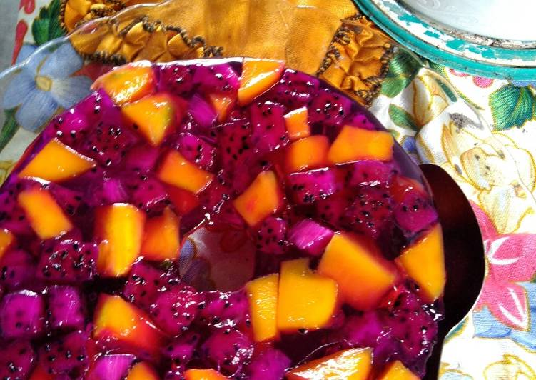 Olahan Dragon fruit Jelly | Resep Bumbu Dragon fruit Jelly Yang Sempurna