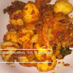 รูปของ Sambal Goreng Kentang, Teri dan Telur Puyuh