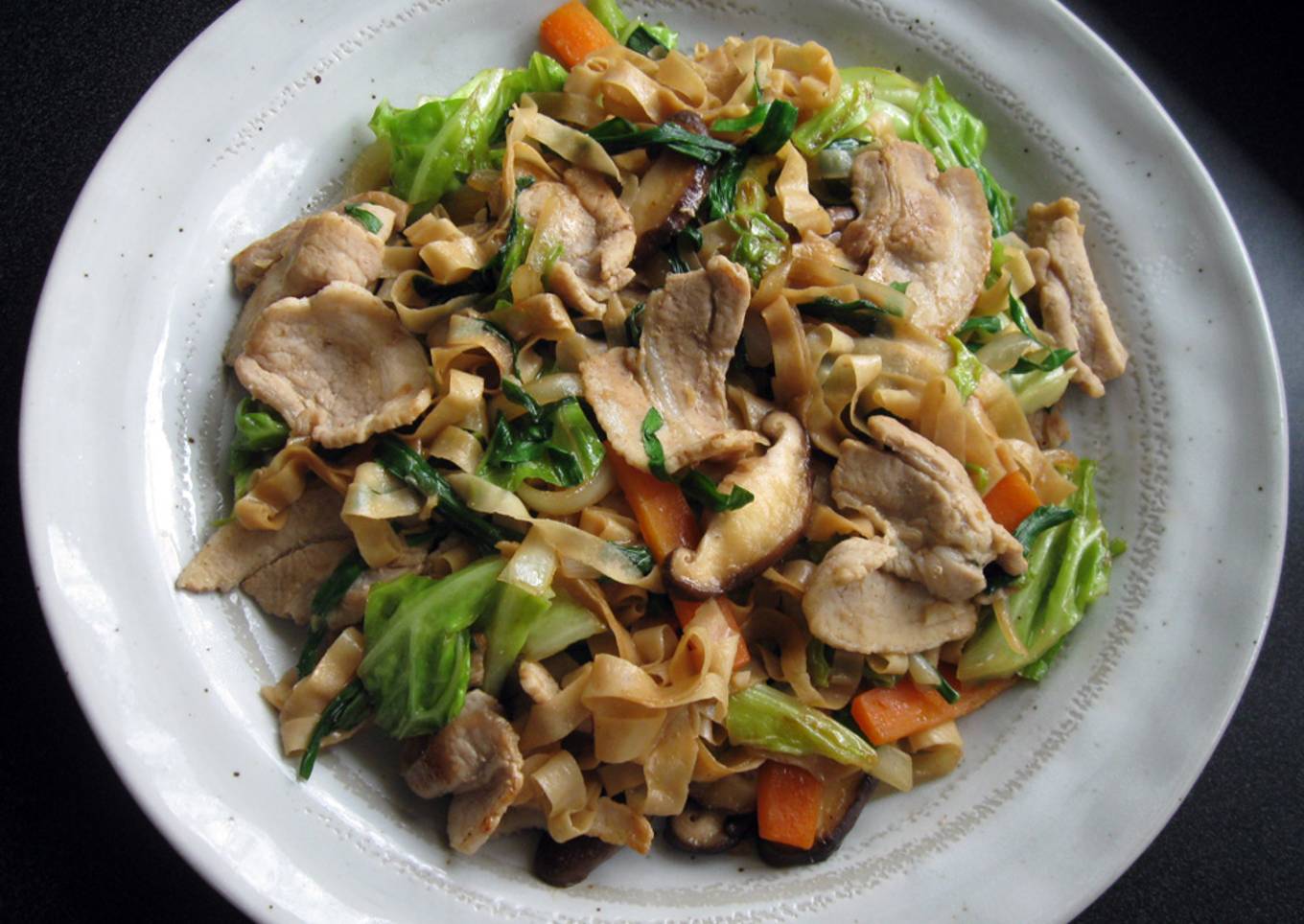 Stir-fried Pork & Tofu Skin
