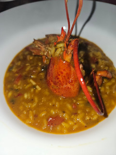 Una foto de Arroz meloso de bogavante