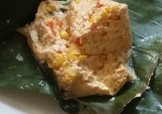 Resep Pepes tahu suwir jagung manis😘, Lezat Sekali