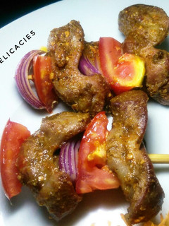 A picture of Gizzard on a stick.
