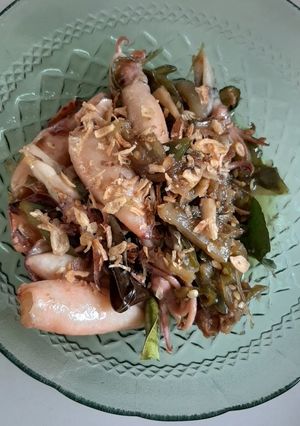 Foto resep Tumis Cumi Cabe Hijau