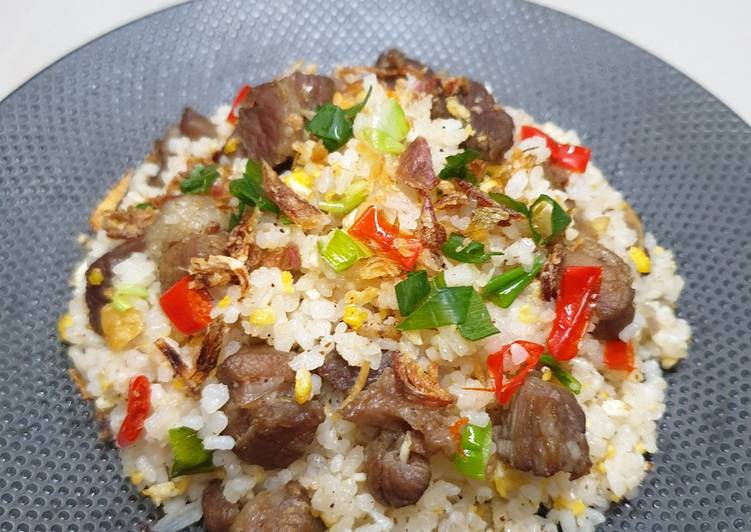#45 Homemade Nasi Goreng Dendeng Lemak ala Nasgor Tiarbah